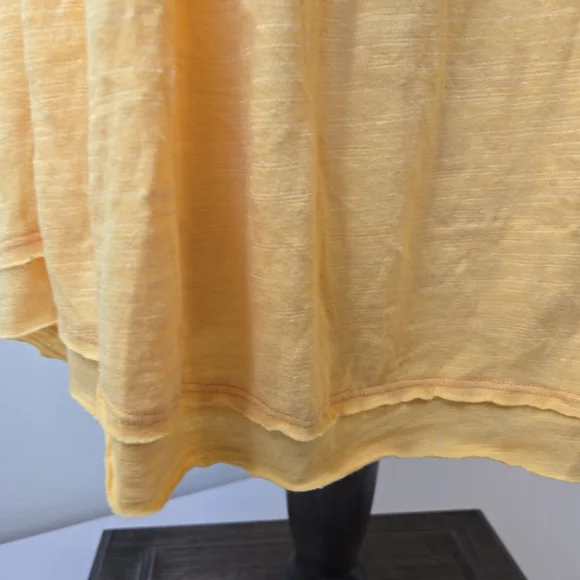 NWT We The Free Square Neck Yellow Tank Top Large - Picture 5 of 12